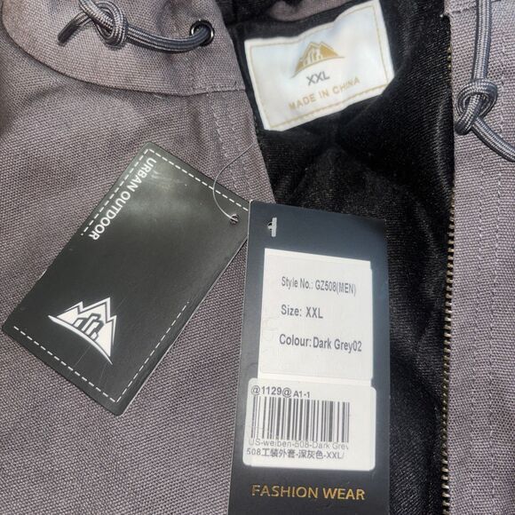 Urban Outdoors Hooded Jacket Gray Size XXL NWT - Picture 3 of 4